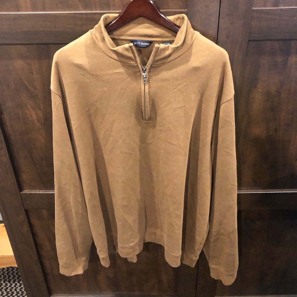 Scott Barber Zip Up Sweater
